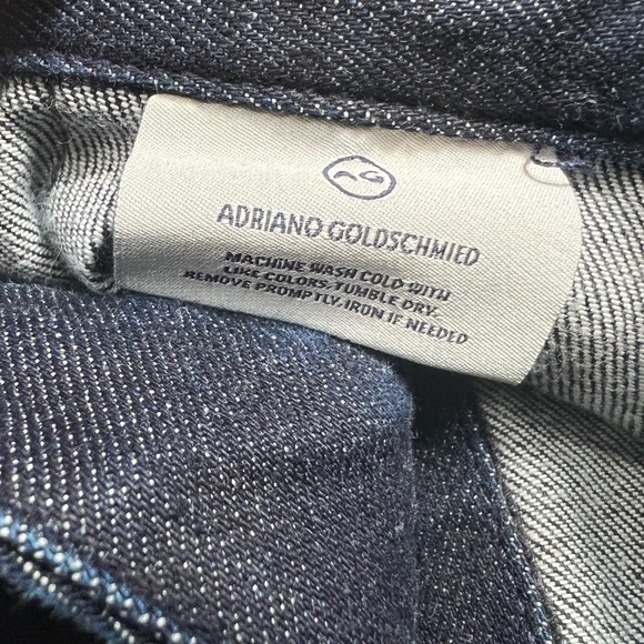 AG Denim Wrap Mini Skirt with Adjustable Tie Belt - Picture 6 of 8